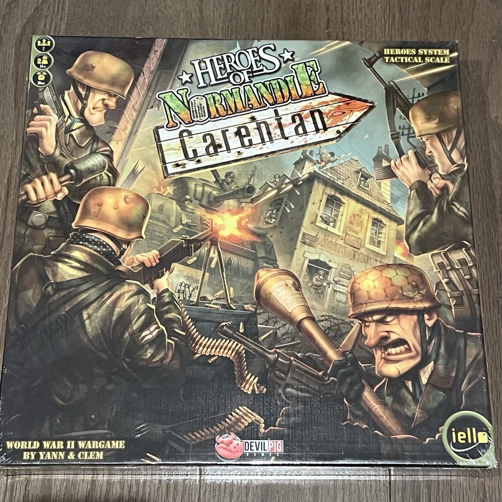 Heroes of Normandie: Carentan Board Game Expansion – NIB Sealed
